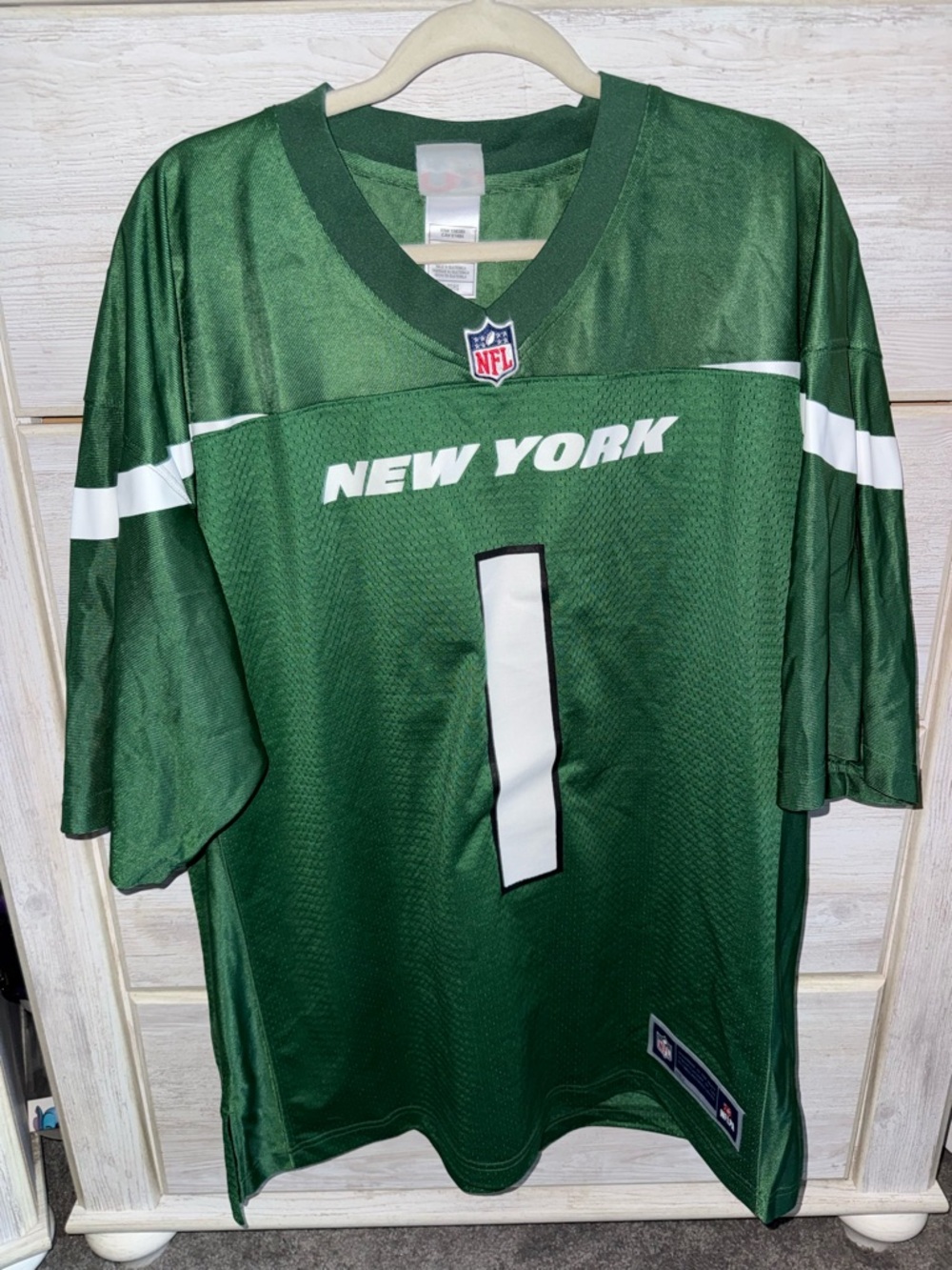 NFL Pro Line Green Football Jersey